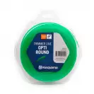 Корда HUSQVARNA Opti Round 2.0мм/130м, кръгла, дължина 130м, зелена - small, 226948