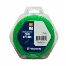 Корда HUSQVARNA Opti Round 2.0мм/15м, кръгла, дължина 15м, зелена - small