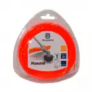 Корда HUSQVARNA Opti Round 2.4мм/15м, кръгла, дължина 15м, оранжева - small