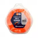 Корда HUSQVARNA Opti Quadra 2.4мм/70м, квадратна, дължина 70м, оранжева - small
