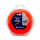 Корда HUSQVARNA Opti Round 2.4мм/90м, кръгла, дължина 90м, оранжева - small