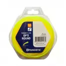 Корда HUSQVARNA Opti Round 2.7мм/12м, кръгла, дължина 12м, жълта - small
