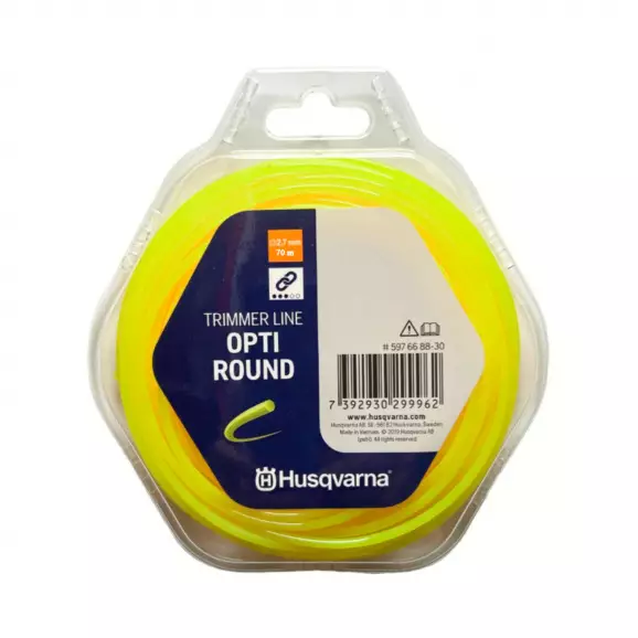 Корда HUSQVARNA Opti Round 2.7мм/70м, кръгла, дължина 70м, жълта
