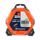 Корда HUSQVARNA Core Cut 3.0мм/10м, петоъгълна, безшумна, дължина 10м, оранжева - small