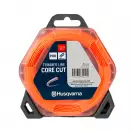 Корда HUSQVARNA Core Cut 3.0мм/56м, петоъгълна, безшумна, дължина 56м, оранжева - small