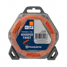 Корда HUSQVARNA Whisper Twist 2.0мм/112м, усукана, безшумна, дължина 15м, оранжева - small