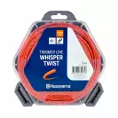Корда HUSQVARNA Whisper Twist 2.4мм/77м, усукана, безшумна, дължина 77м, оранжева - small