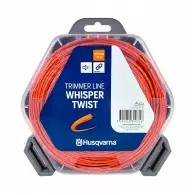 Корда HUSQVARNA Whisper Twist 2.4мм/77м, усукана, безшумна, дължина 77м, оранжева