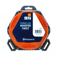 Корда HUSQVARNA Whisper Twist 2.7мм/60м, усукана, безшумна, дължина 60м, оранжева