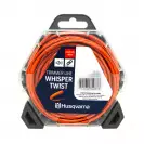Корда HUSQVARNA Whisper Twist 3.0мм/48м, усукана, безшумна, дължина 48м, оранжева - small