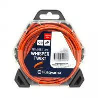 Корда HUSQVARNA Whisper Twist 3.0мм/48м, усукана, безшумна, дължина 48м, оранжева