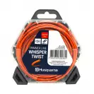 Корда HUSQVARNA Whisper Twist 3.0мм/9м, усукана, безшумна, дължина 9м, оранжева - small