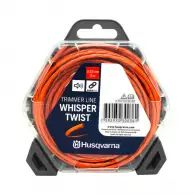 Корда HUSQVARNA Whisper Twist 3.0мм/9м, усукана, безшумна, дължина 9м, оранжева