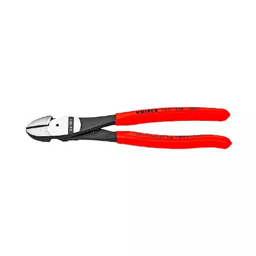 Клещи резачки KNIPEX ф2.2-3.8/180мм - усилени, CrV, еднокомпонентнa дръжкa