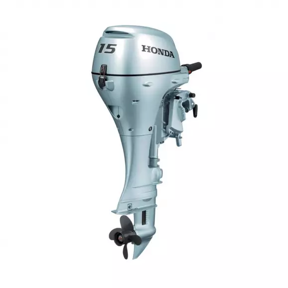 Двигател за лодка HONDA BF15DK2 LRU, дълъг ботуш, 15HP, 350см3, с генератор 12A, с ел. стартер, с д.у