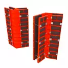 Шарнирен вътрешен кофражен ъгъл OZLER Rapid 20x20x120см - small, 228350