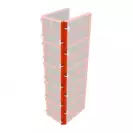Външен кофражен ъгъл OZLER Rapid 120см - small, 228303