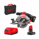 Акумулаторен циркулярен трион MILWAUKEE M12 CCS44-402C, 12V, 4.0, Li-Ion, ф140x20мм, 3600об/мин, безчетков - small
