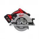 Акумулаторен циркулярен трион MILWAUKEE M18 BLCS66-502X, 18V, 5.0Ah, Li-Ion, ф190мм, 5000об/мин, безчетков - small, 230752