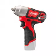 Акумулаторен гайковерт ударен MILWAUKEE M12 BIW38-0, 12V, 2.0-6.0Ah, Li-Ion, 3/8