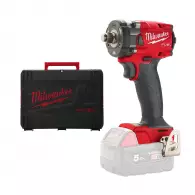 Акумулаторен гайковерт ударен MILWAUKEE M18 FIW2F38-0X, 18V, 2.0-12Ah, Li-Ion, 3/8