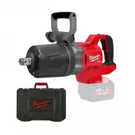 Акумулаторен гайковерт ударен MILWAUKEE M18 ONEFHIWF1DS-0C, 18V, 2.0-12Ah, Li-Ion, 1