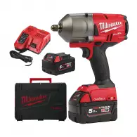 Акумулаторен гайковерт ударен MILWAUKEE M18 ONEFHIWP12-502X, 18V, 5.0Ah, Li-Ion, 1/2