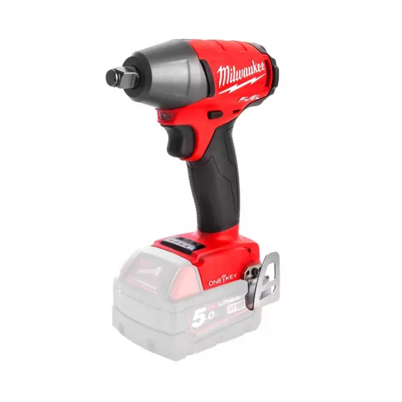 Акумулаторен гайковерт ударен MILWAUKEE M18 ONEIWF12-0, 18V, 2.0-12Ah, Li-Ion, 1/2
