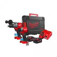 Акумулаторен комплект MILWAUKEE M18 ONEPP2A2-502X (M18 ONEPD2 + M18 ONEID2), 18V, 5.0Ah, Li-Ion