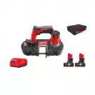 Акумулаторен лентов трион MILWAUKEE M12 BS-402C, 12V, 4.0Ah, Li-Ion, 687.4mm, 85m/min - small