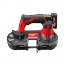 Акумулаторен лентов трион MILWAUKEE M12 BS-402C, 12V, 4.0Ah, Li-Ion, 687.4mm, 85m/min - small, 229566