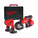 Акумулаторен лентов трион MILWAUKEE M12 FBS64-402C, 12V, 4.0Ah, Li-Ion, 776.3mm, 174m/min, безчетков - small