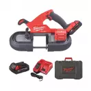 Акумулаторен лентов трион MILWAUKEE M18 FBS85-202C, 18V, 2.0Ah, Li-Ion, 164.59м/мин, 898.52мм, безчетков - small