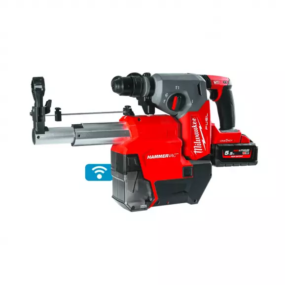 Акумулаторен перфоратор MILWAUKEE M18 ONEFHXDEL-552C, 18V, 5.5Ah, Li-Ion, SDS-plus, 2.5J, безчетков