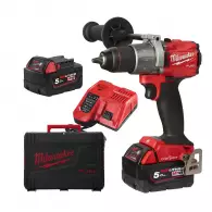 Акумулаторен ударен винтоверт MILWAUKEE M18 ONEPD2-502X, 18V, 5.0Ah, Li-Ion, 135Nm, безчетков