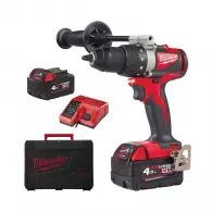 Акумулаторен винтоверт MILWAUKEE M18 BLDD2-402X, 18V, 4.0Ah, Li-Ion, 82Nm, безчетков