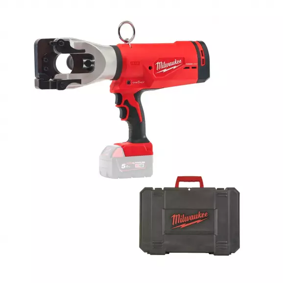 Акумулаторна хидравлична ножица за рязане на кабели MILWAUKEE M18 HCC45-0C, 18V, 2.0-12Ah, Li-Ion, 77.8kN