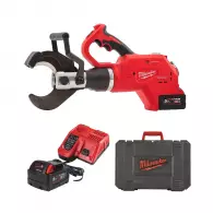 Акумулаторна хидравлична ножица за рязане на кабели MILWAUKEE M18 HCC75-502C, 18V, 5.0Ah, Li-Ion, 77.8kN