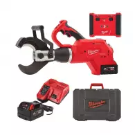 Акумулаторна хидравлична ножица за рязане на кабели MILWAUKEE M18 HCC75R-502C, 18V, 5.0Ah, Li-Ion, 77.8kN