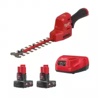 Акумулаторна ножица за трева и храсти MILWAUKEE M12 FHT20-402, 12V, 4.0Ah, Li-Ion, 200мм, безчетков