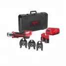 Акумулаторна преса за щанци и матрици MILWAUKEE M12 HPT-202C U-SET, 12V, 2.0Ah, Li-Ion, 19kN - small