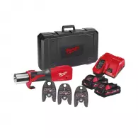 Акумулаторна преса за щанци и матрици MILWAUKEE M18 ONEBLHPT-302C U-SET, 18V, 3.0Ah, Li-Ion, 32kN