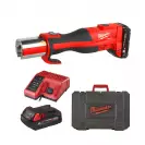 Акумулаторна преса за щанци и матрици MILWAUKEE M18 BLHPT-202C, 18V, 2.0Ah, Li-Ion, 32kN - small