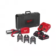 Акумулаторна преса за щанци и матрици MILWAUKEE M18 ONEBLHPT-302C V-SET, 18V, 3.0Ah, Li-Ion, 32kN