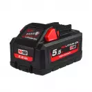 Батерия акумулаторна MILWAUKEE M18 HB5.5, 18V, 5.5Ah, Li-Ion - small