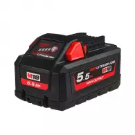 Батерия акумулаторна MILWAUKEE M18 HB5.5, 18V, 5.5Ah, Li-Ion