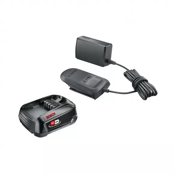 Комплект батерия и зарядно устройство BOSCH Alliance 18V 2.5Ah + AL 18V-20, 18V, 2.5Ah, Li-Ion