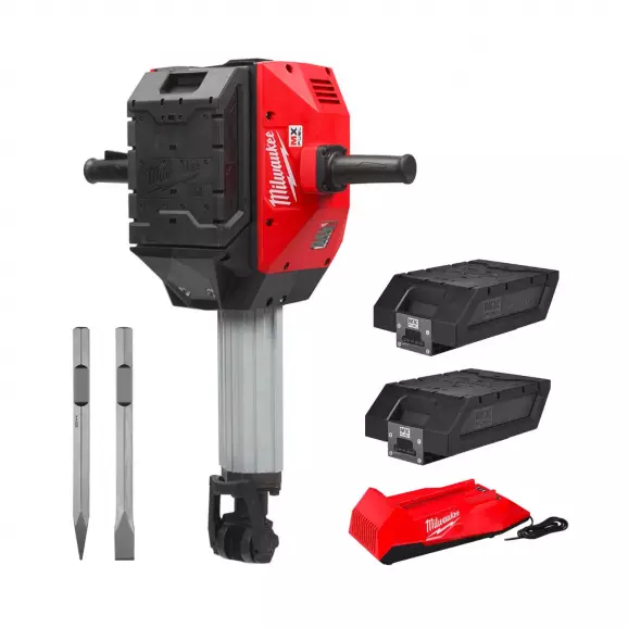 Къртач акумулаторен MILWAUKEE MXF DH2528H-602, 72V, 6.0Ah, Li-Ion, HEX28, 64J, безчетков