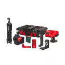 Линеен лазерен нивелир MILWAUKEE M12 3PLKIT-401P, 3 лазерни линии, точност 3mm/10m, 38м, автоматично - small