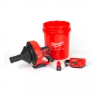 Машина за почистване на тръби и канали MILWAUKEE M12 BDC6-202C, 12V, 2.0Ah, Li-Ion, 7.6м, ф6мм - small, 229544